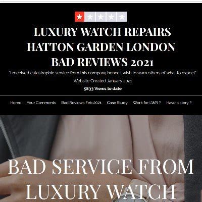 luxury watch repairs hatton garden reviews.